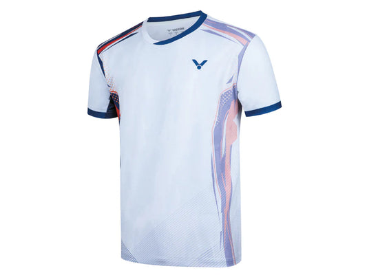 Victor Game T-Shirt- T-50023A White