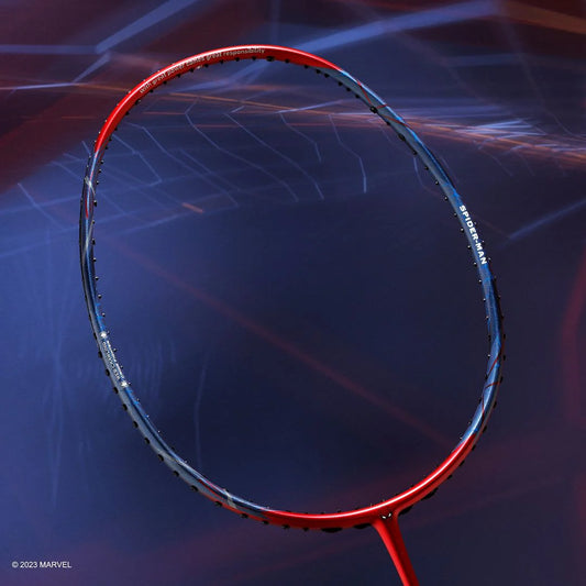 Victor AuraSpeed Spider-Man GB-D 4U6 Badminton Racquet | Limited Edition Gift Box
