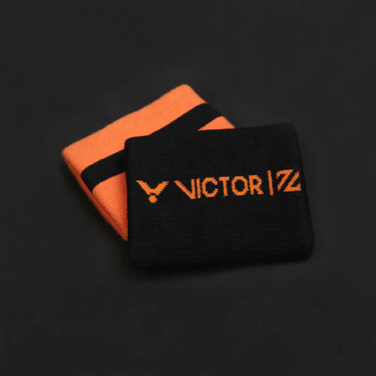 Victor x LZJ Wristband Pack of 2 SPLZJ305CO (Black/Orange)