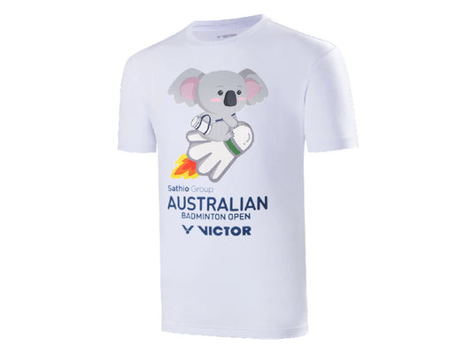 2024 Australia Open Badminton Championships T-shirt T-ABO24 A - White