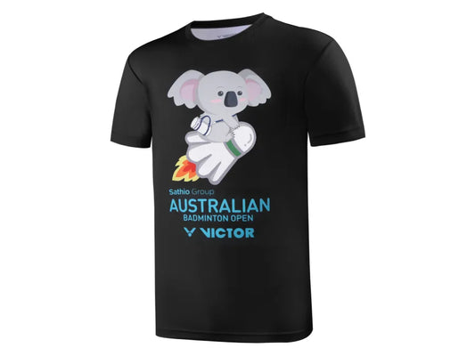 2024 Australia Open Badminton Championships T-shirt T-ABO24 C - Black