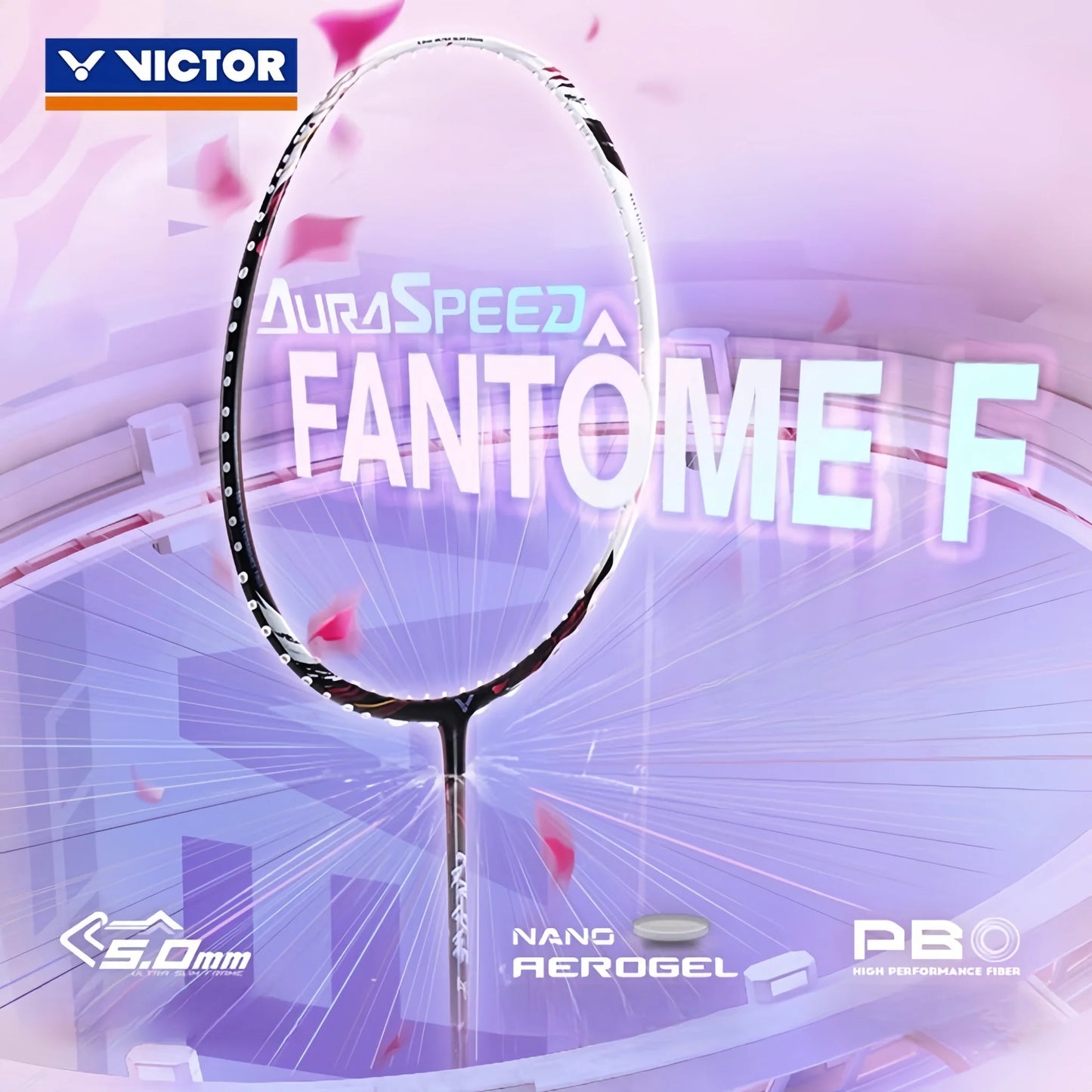 VICTOR Auraspeed FantÃ´me F Badminton Racquet -Â 4U5